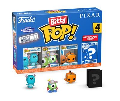 Funko Bitty Pop! Figura de Vinyl Disney Monsters Inc - Pack de 4 | Inclui Figura Mistério on Sale