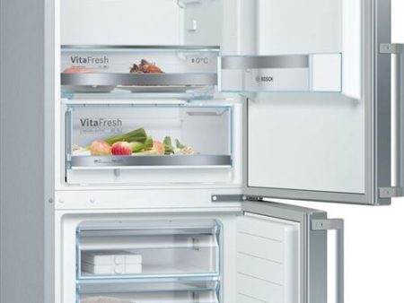 Frigorífico Combinado Bosch KGE368ICP | 186x60x65 cm | 214 L | C | Cinzento For Discount