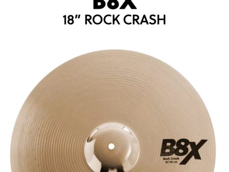 SABIAN B8X 18  Rock Crash Fashion